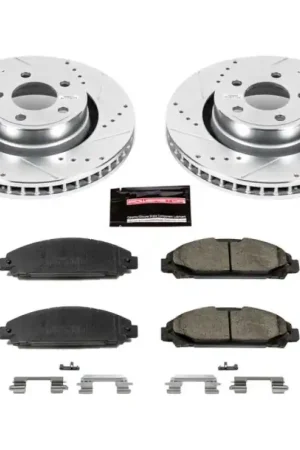 Big Sale Power Stop 15-19 Ford Mustang Front Z23 Evolution Sport Brake Kit