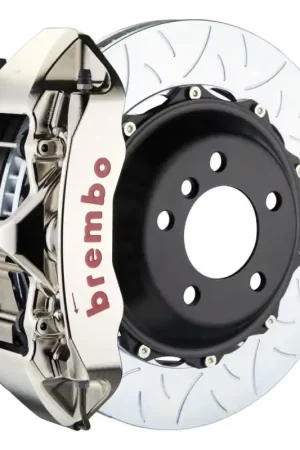 Brembo 90-05 NSX Front GTR BBK 6 Piston Billet355x32 2pc Rotor Slotted Type-3- Nickel Plated Viral