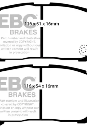Special Discount EBC 03-07 Scion XA 1.5 Ultimax2 Front Brake Pads