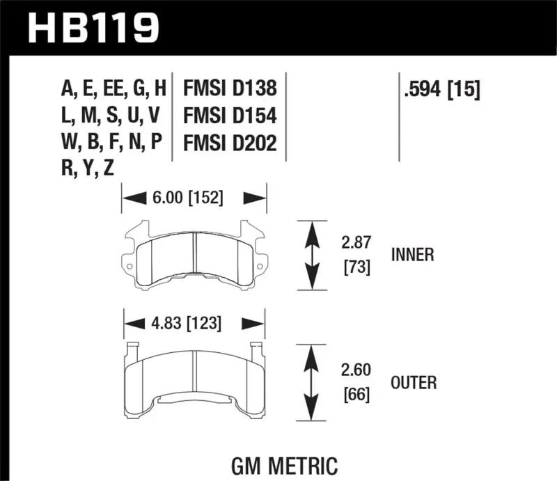 Hawk Buick / Cadillac / Chevrolet / GMC / Isuzu / Oldsmobile / Pontiac Blue 9012 Race Brake Pads Best Price