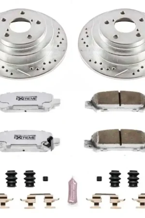 Power Stop 98-03 Subaru Forester Rear Z26 Street Warrior Brake Kit Trending