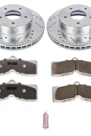 Secure Checkout Power Stop 63-82 Chevrolet Corvette Front Z26 Street Warrior Brake Kit