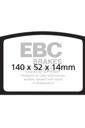 EBC 03-06 Lincoln Aviator 4.6 Yellowstuff Rear Brake Pads Mega Sale