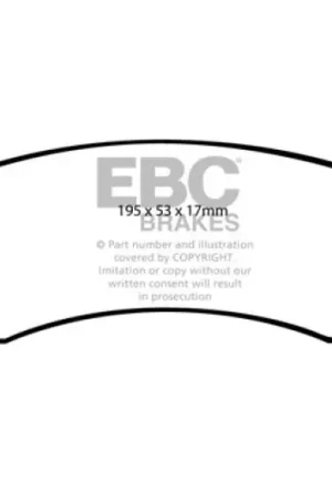 Free Shipping EBC 06-10 Ford Explorer 4.0 2WD Greenstuff Front Brake Pads