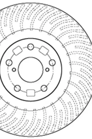 While Supplies Last StopTech 12-15 Lexus IS350 Cross Drilled Right Front Rotor