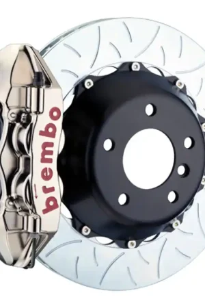 Brand New Brembo 12-16 991.1 C2 Rr GTR BBK 4Pist Billet 380x28 2pc Rotor Slotted Type3-Nickel