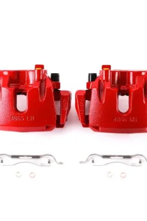 Sale Power Stop 11-17 Dodge Durango Front Red Calipers w/Brackets - Pair