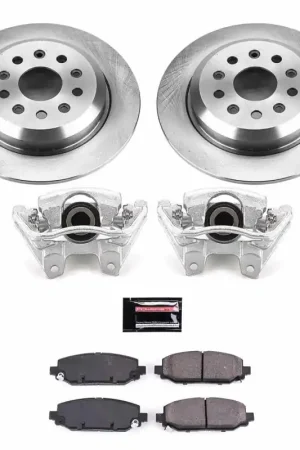 Power Stop 18-19 Jeep Wrangler Rear Autospecialty Brake Kit w/Calipers Free Returns