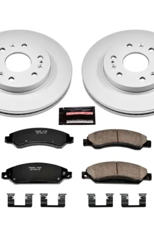 Editor’s Pick Power Stop 07-08 Cadillac Escalade Front Z17 Evolution Geomet Coated Brake Kit