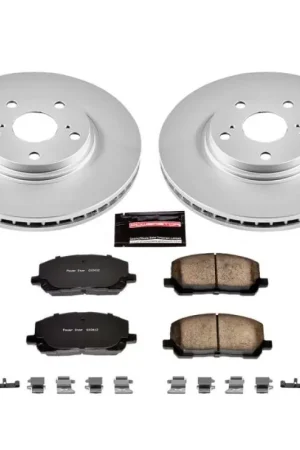 Power Stop 01-07 Toyota Highlander Front Z17 Evolution Geomet Coated Brake Kit Warranty Included