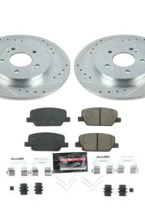 Budget Power Stop 2019 Hyundai Santa Fe Rear Z23 Evolution Sport Brake Kit