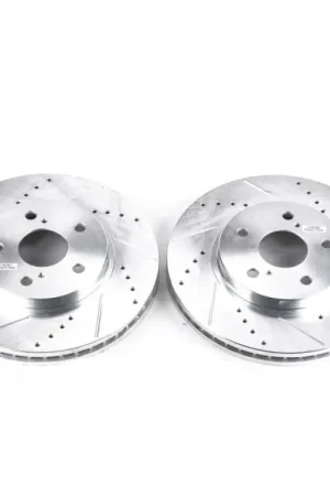 Cheap Power Stop 2002 Lexus ES300 Front Evolution Drilled & Slotted Rotors - Pair