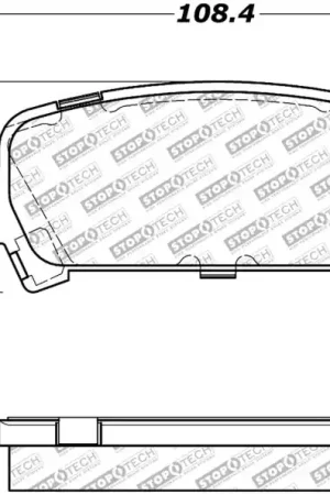 Buy Online StopTech Street Select Brake Pads - Front/Rear