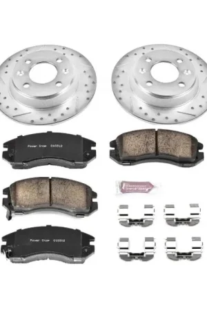 Free Returns Power Stop 93-96 Subaru Impreza Front Z23 Evolution Sport Brake Kit