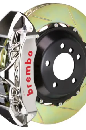 Brembo 89-98 Skyline GTR Front GTR BBK 6 Piston Billet 355x32 2pc Rotor Slotted Type1 - Nickel High Quality