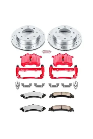 While Supplies Last Power Stop 2005 Chevrolet Silverado 1500 HD Rear Z36 Truck & Tow Brake Kit w/Calipers