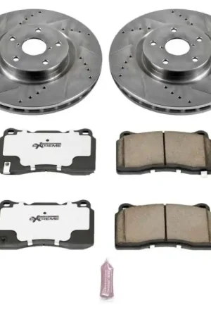 Grab Now Power Stop 05-14 Subaru Impreza Front Z26 Street Warrior Brake Kit