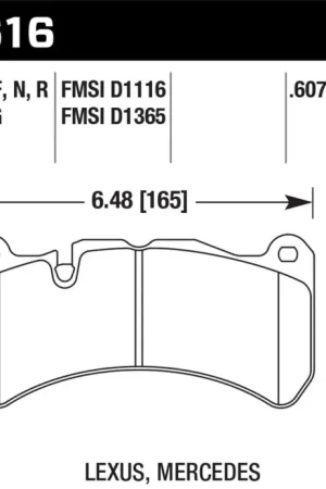 Hawk 13-14 Ford Mustang GT500 HPS 5.0 Street Front Brake Pads Editor’s Pick