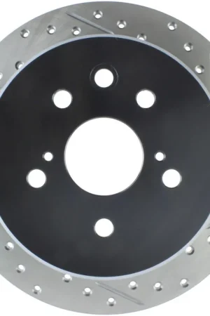 Mega Sale StopTech 06-10 Lexus IS 250/IS 300/IS 350 SportStop Slotted & Drilled Left Rear Rotor