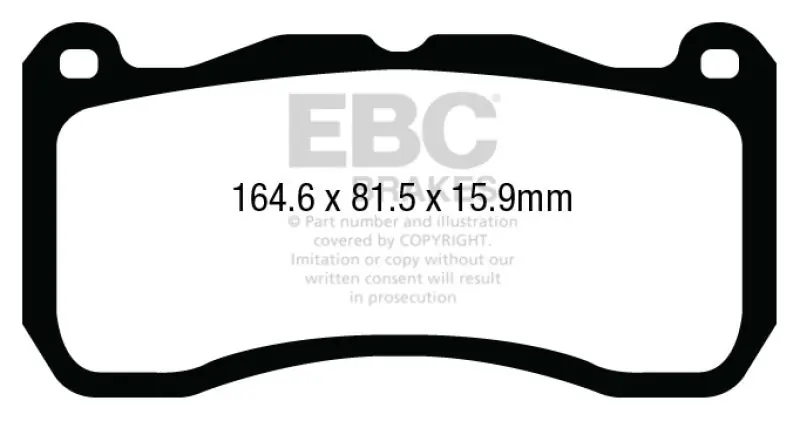Certified EBC brake Ultimax2 brake Pads