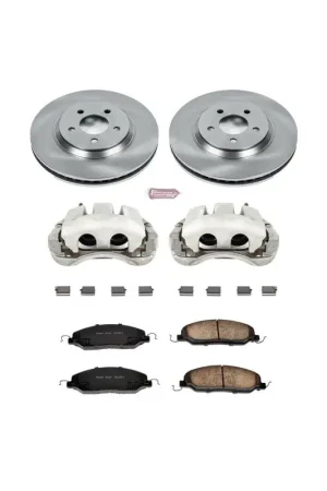 Bargain Power Stop 05-10 Ford Mustang Front Autospecialty Brake Kit w/Calipers