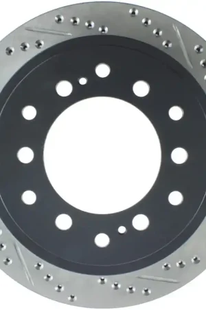 StopTech Power Slot 03-09 Toyota 4 Runner / 03-09 Lexus GX470 Drilled & Slotted Left Rear Rotor Place Order