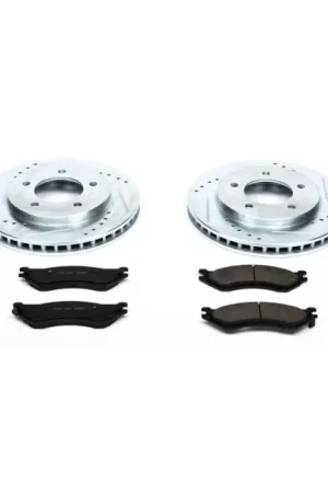 Power Stop 97-02 Ford Expedition Front Z23 Evolution Sport Brake Kit Same Day Shipping