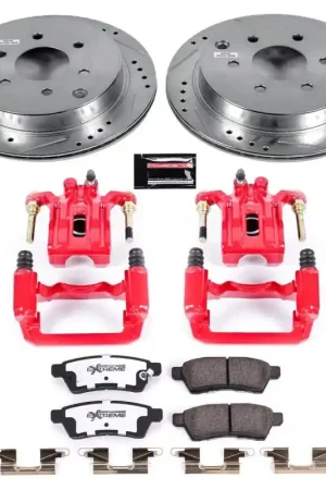Power Stop 05-18 Nissan Frontier Rear Z36 Truck & Tow Brake Kit w/Calipers Money Back Guarantee