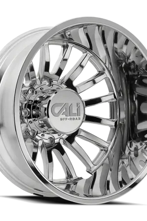Dually Wheels Summit Dually 9110D PO 20x8.25 Milled Spokes Polished 8 On 170 Bolt Pattern -232 Offset Cali Offroad Wheels Price Drop