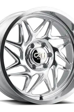 Cast Aluminum Wheels Gemini 9112 PO 22x12 Milled Spokes Polished 6 On 139.7 Bolt Pattern -51 Offset Cali Offroad Wheels Today Only