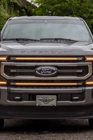 Buy Direct FORD SUPERDUTY F250/F350/F450 (2020-2022): MORIMOTO XBG LED DRL GRILLE (White or Amber)