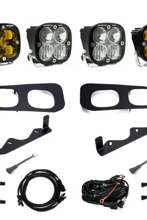 Squadron SAE/Pro Fog Pocket Kit 2023-On Ford F-250/350 Super Duty SAE Fog Baja Amber Toggle Wiring Worldwide Shipping