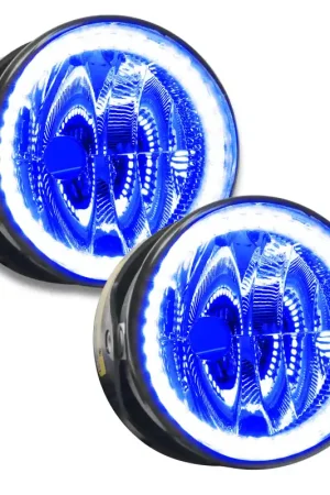 Oracle Lighting 03-04 Lincoln Navigator Pre-Assembled LED Halo Fog Lights -Blue Best Price