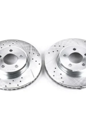 Affordable Power Stop 05-19 Chrysler 300 Front Evolution Drilled & Slotted Rotors - Pair