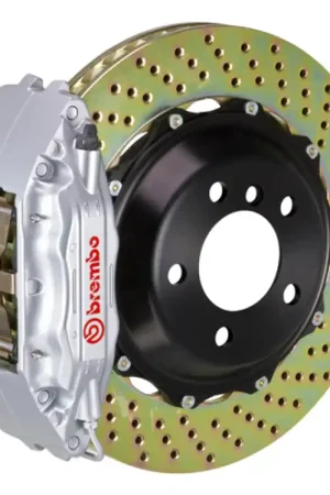Time-Limited Brembo 00-02 S4/02-05 A4/06-08 A4 Front GT BBK 6 Piston Cast 355x32 2pc Rotor Drilled-Silver