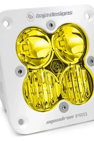 Baja Designs Flush Mount LED Light Pod White Amber Lens Driving/Combo Pattern Squadron Pro Original