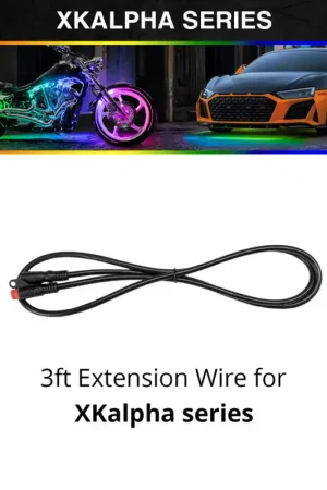 Limited Offer XK Glow 5pin Extension Wire Xkalpha - 3 Ft