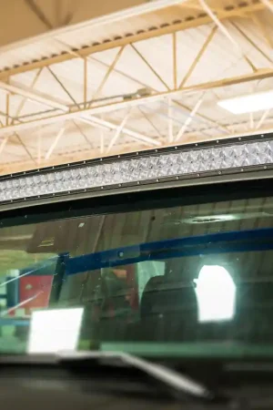 Cali Raised 2021+ Ford Raptor Roof Light Bar Mounting Kit - 5D Optic Osram 42 Inch Dual Row Curved Budget