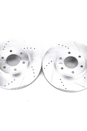 Brand New Power Stop 06-09 Chevrolet Trailblazer Front Evolution Drilled & Slotted Rotors - Pair