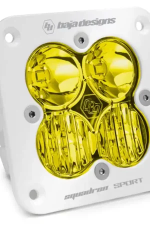 Baja Designs Squadron Sport Driving/Combo Pattern Flush Mount White LED Light Pod - Amber Grab Now