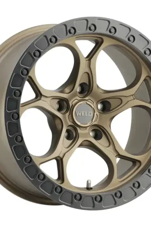 Limited Time Weld Off-Road W106 17X9.0 Ledge 5X127 ET00 BS5.00 Satin Bronze Satin Black 71.5