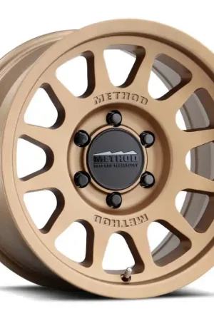 Method MR703 17x9 / -12mm Offset / 106.25mm Bore / 6x5.5 BP / 4.8in BS - Method Bronze Wheel New Release