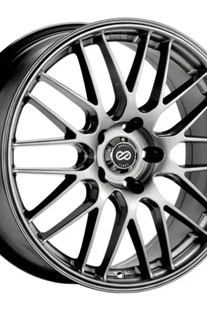 Grab Now Enkei EKM3 18x8 5x112 Bolt Pattern 35mm Offset 72.6 Bore Dia Performance Hyper Silver Wheel