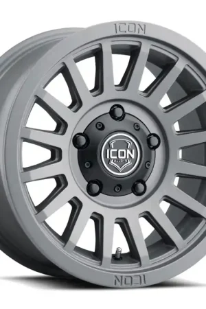 ICON Recon SLX 17x8.5 6x5.5 BP 0mm Offset 4.75in BS 106.1mm Bore Charcoal Wheel Free Shipping
