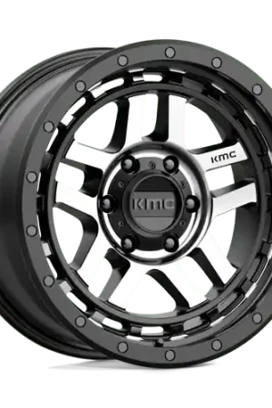 KM540 18X8.5 6X5.5 S-BLK MACH 00MM Hassle-Free Returns