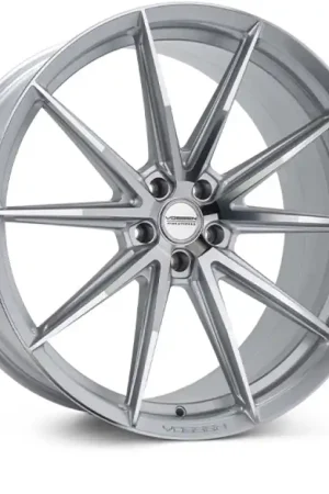 Professional Grade Vossen HFX-2 20x12 - 5x120.65 - ET48 - Super Deep - 70.3 - Silver Polished Wheel