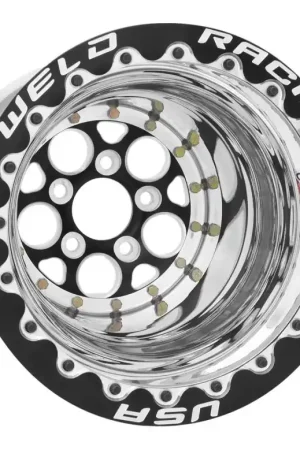 Bulk Order Weld Magnum 2.0 15x12 / 5x4.75 BP / 6in. BS Black Wheel - Black Double Beadlock MT