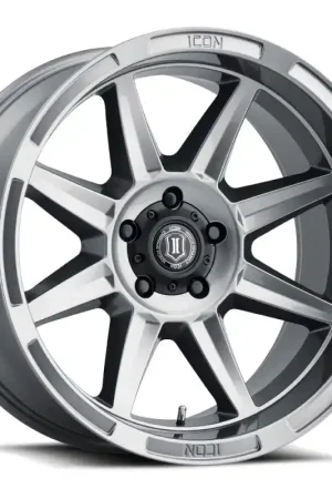 Original ICON Bandit 20x10 6x5.5 -24mm Offset 4.5in BS Gunmetal Wheel