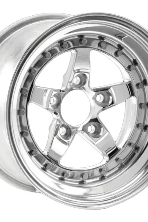 Genuine Weld Weldstar 15x10 / 5x4.5 BP / 3.5in. BS Polished Wheel - Non-Beadlock