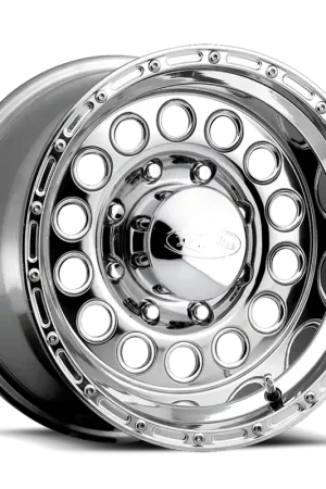 Popular Raceline 887 Rock Crusher 16x10in / 6x139.7 BP / -24mm Offset / 107.95mm Bore - Polished Wheel